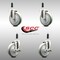 Service Caster 5 Inch 316SS Gray Poly Swivel 7/8 Inch Expanding Stem Caster Brake SCC, 2PK SCC-SS316EX20S514-PPUB-2-TLB-2-78 - alternate 2